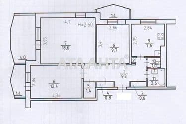 3-кімнатна квартира за адресою вул. Сахарова (площа 71 м²) - Atlanta.ua - фото 28