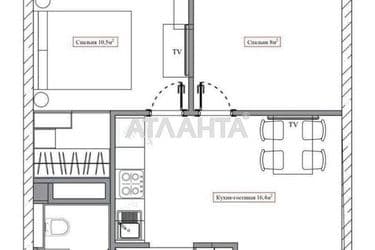 2-кімнатна квартира за адресою вул. Сахарова (площа 44 м²) - Atlanta.ua - фото 18