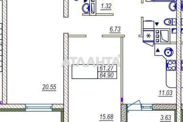 2-комнатная квартира по адресу ул. Среднефонтанская (площадь 65 м²) - Atlanta.ua - фото 7