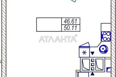 1-кімнатна квартира за адресою вул. Середньофонтанська (площа 51 м²) - Atlanta.ua - фото 7