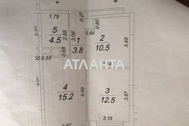 2-rooms apartment apartment by the address st. Zhemchuzhnaya (area 46,5 m²) - Atlanta.ua - photo 36