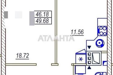 1-кімнатна квартира за адресою вул. Середньофонтанська (площа 50 м²) - Atlanta.ua - фото 9