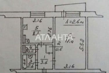 1-room apartment apartment by the address st. Dobrovolskogo pr (area 34,6 m²) - Atlanta.ua - photo 30