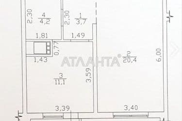 1-кімнатна квартира за адресою Люстдорфська дор. (площа 40 м²) - Atlanta.ua - фото 40