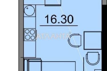 1-room apartment apartment by the address st. Kosvennaya Vegera (area 26 m²) - Atlanta.ua - photo 20