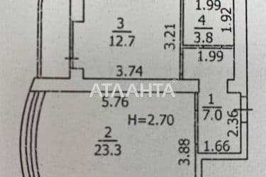 1-комнатная квартира по адресу ул. Иванова (площадь 48 м²) - Atlanta.ua - фото 46
