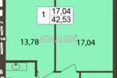 1-комнатная квартира по адресу ул. Сахарова (площадь 42,5 м²) - Atlanta.ua - фото 24