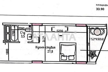 1-кімнатна квартира за адресою вул. Аркадійська Алея (площа 33,9 м²) - Atlanta.ua - фото 10