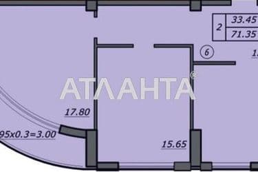 2-rooms apartment apartment by the address st. Lidersovskiy bul Dzerzhinskogo bul (area 75,5 m²) - Atlanta.ua - photo 16