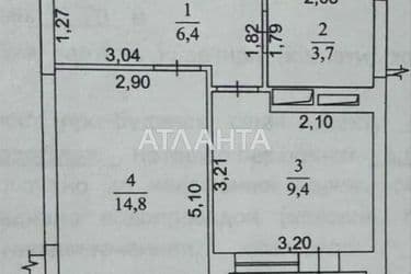 1-комнатная квартира по адресу ул. Петра Калнышевского (площадь 37,9 м²) - Atlanta.ua - фото 16