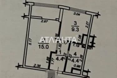 1-кімнатна квартира за адресою вул. Генуезька (площа 37,6 м²) - Atlanta.ua - фото 15