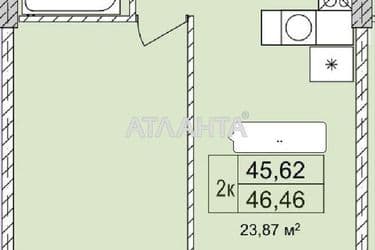 1-кімнатна квартира за адресою вул. Чубаївська (площа 46,5 м²) - Atlanta.ua - фото 9