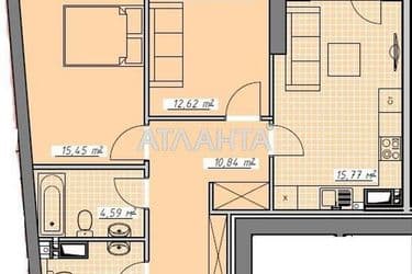 1-room apartment apartment by the address st. Kurortnyy per (area 63,2 m²) - Atlanta.ua - photo 8