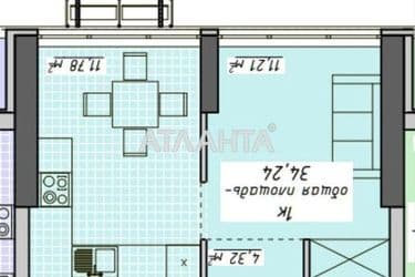 1-кімнатна квартира за адресою Курортний пров. (площа 34,2 м²) - Atlanta.ua - фото 11