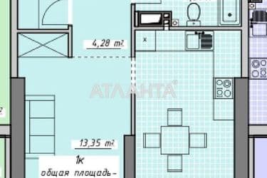 1-комнатная квартира по адресу Курортный пер. (площадь 38,7 м²) - Atlanta.ua - фото 11