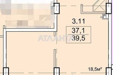1-комнатная квартира по адресу Ванный пер. (площадь 39,5 м²) - Atlanta.ua - фото 9