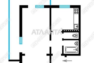 1-кімнатна квартира за адресою вул. Героїв Полку Азов (площа 30 м²) - Atlanta.ua - фото 18