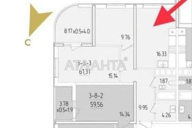 2-кімнатна квартира за адресою вул. Краснова (площа 61 м²) - Atlanta.ua - фото 15