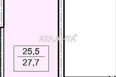 1-комнатная квартира по адресу Тополинный пер. (площадь 27,3 м²) - Atlanta.ua - фото 11