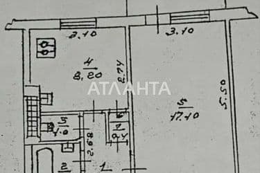 1-комнатная квартира по адресу ул. Ильфа и Петрова (площадь 32,1 м²) - Atlanta.ua - фото 26