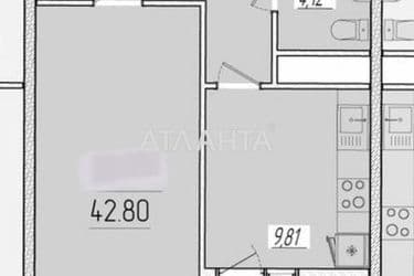 1-room apartment apartment by the address st. Krasnova (area 42,8 m²) - Atlanta.ua - photo 9