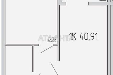 1-кімнатна квартира за адресою вул. Каманіна (площа 40 м²) - Atlanta.ua - фото 32