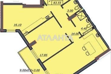 2-кімнатна квартира за адресою Лідерсівський бул. (площа 83,6 м²) - Atlanta.ua - фото 10