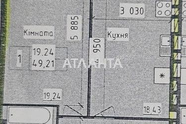 1-кімнатна квартира за адресою вул. Лазурна (площа 46 м²) - Atlanta.ua - фото 12