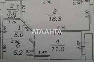 1-room apartment apartment by the address st. Zhemchuzhnaya (area 43 m²) - Atlanta.ua - photo 14