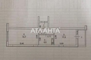 1-кімнатна квартира за адресою вул. Одеська (площа 39,6 м²) - Atlanta.ua - фото 16