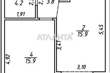 1-кімнатна квартира за адресою вул. Волинська (площа 44,6 м²) - Atlanta.ua - фото 27