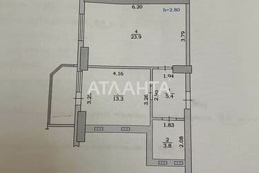 1-кімнатна квартира за адресою вул. Парусна (площа 50 м²) - Atlanta.ua - фото 7