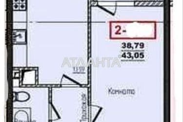 1-room apartment apartment by the address st. Zhemchuzhnaya (area 45 m²) - Atlanta.ua - photo 29