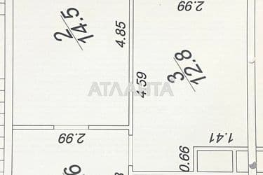 1-кімнатна квартира за адресою вул. Краснова (площа 42,9 м²) - Atlanta.ua - фото 11