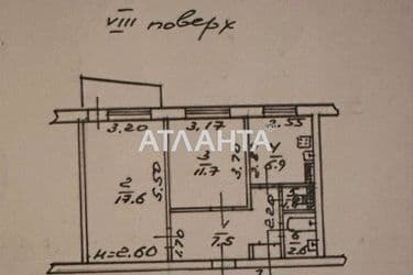 2-кімнатна квартира за адресою Добровольського пр. (площа 50 м²) - Atlanta.ua - фото 22