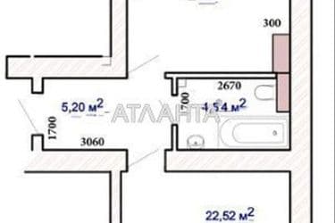 1-комнатная квартира по адресу ул. Машиностроительная (площадь 56,3 м²) - Atlanta.ua - фото 30