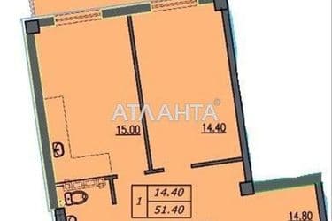 1-кімнатна квартира за адресою Лідерсівський бул. (площа 51,4 м²) - Atlanta.ua - фото 9