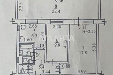 2-кімнатна квартира за адресою вул. Говорова марш. (площа 65,7 м²) - Atlanta.ua - фото 20