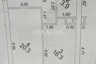 1-кімнатна квартира за адресою вул. Краснова (площа 48,0 м²) - Atlanta.ua - фото 15