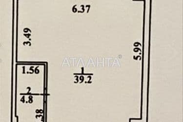 1-кімнатна квартира за адресою вул. Французький бульв. (площа 49,7 м²) - Atlanta.ua - фото 22