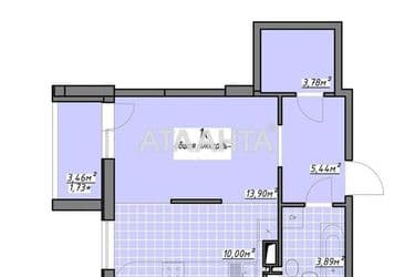 1-кімнатна квартира за адресою вул. Грушевського Михайла (площа 38,3 м²) - Atlanta.ua - фото 21