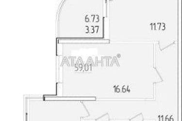 2-кімнатна квартира за адресою вул. Краснова (площа 59,4 м²) - Atlanta.ua - фото 8