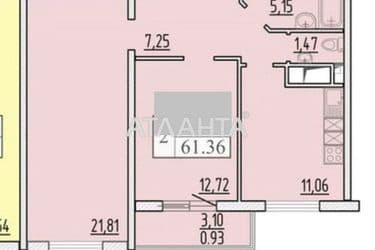 2-кімнатна квартира за адресою вул. Перлинна (площа 61,5 м²) - Atlanta.ua - фото 22