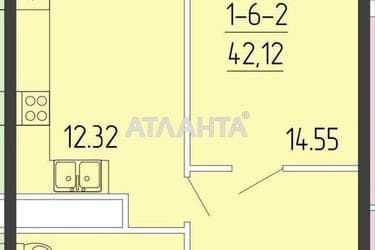 1-room apartment apartment by the address st. Krasnova (area 42,9 m²) - Atlanta.ua - photo 11