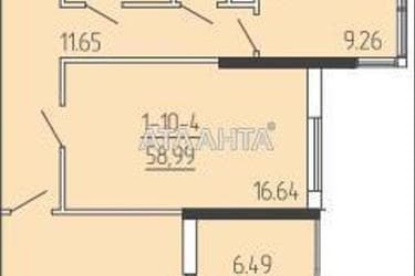 2-rooms apartment apartment by the address st. Krasnova (area 58,9 m²) - Atlanta.ua - photo 14