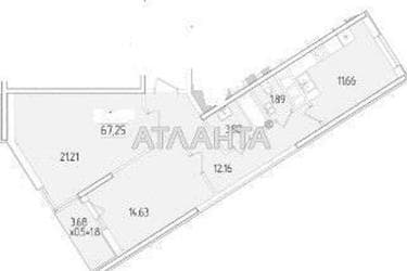 2-rooms apartment apartment by the address st. Krasnova (area 66,9 m²) - Atlanta.ua - photo 17