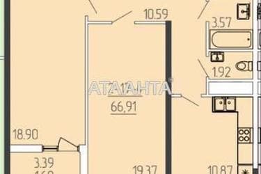 2-rooms apartment apartment by the address st. Krasnova (area 58,2 m²) - Atlanta.ua - photo 12