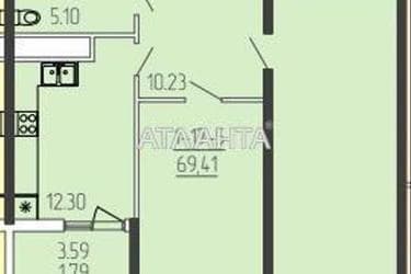 2-кімнатна квартира за адресою вул. Краснова (площа 69 м²) - Atlanta.ua - фото 12