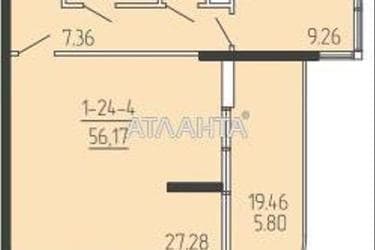 2-rooms apartment apartment by the address st. Krasnova (area 57,3 m²) - Atlanta.ua - photo 12