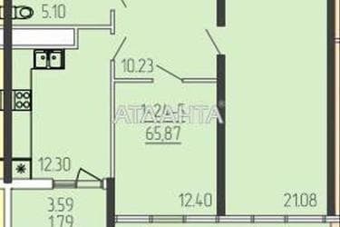 2-кімнатна квартира за адресою вул. Краснова (площа 66,9 м²) - Atlanta.ua - фото 12
